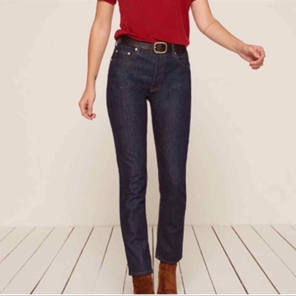 Reformation Winona Mid Slim Jean in Volta Size 30 - Picture 2 of 9